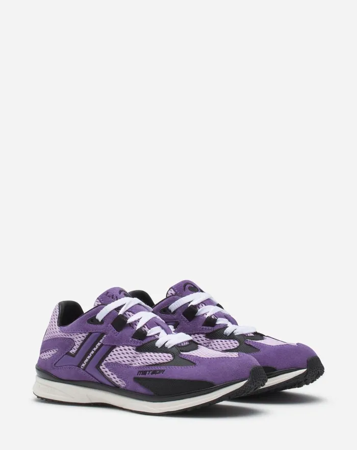 Women Lanvin Sneakers Meteor Sneakers In Mesh And Suede Mauvepurple Women Lanvin Sneakers Meteor Sneakers In Mesh And Suede Mauvepurple