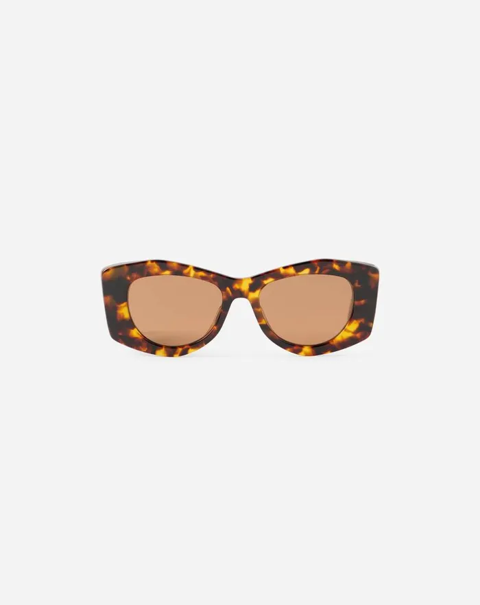 Women Lanvin Sunglasses Curb Sunglasses Dark Brown