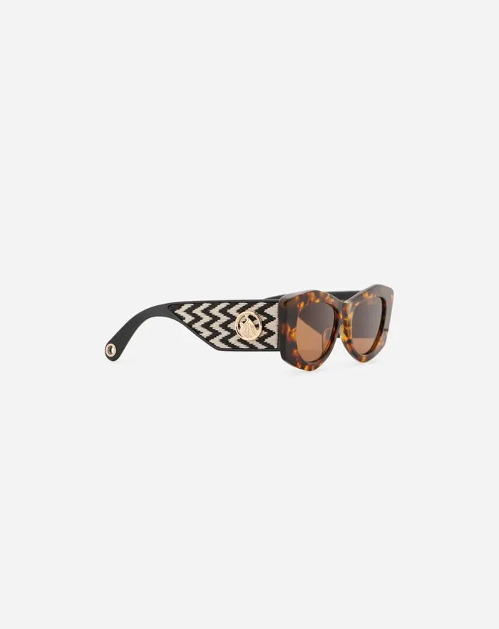 Women Lanvin Sunglasses Curb Sunglasses Dark Brown