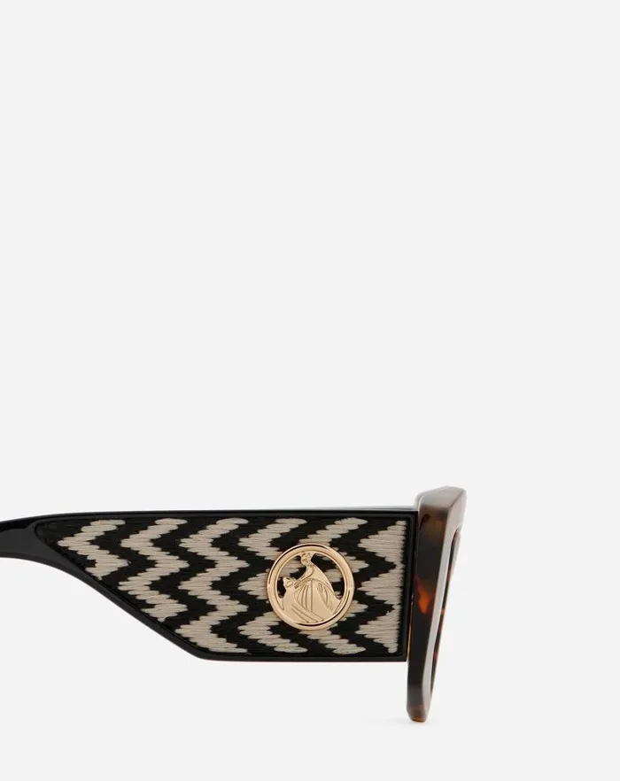 Women Lanvin Sunglasses Curb Sunglasses Dark Brown
