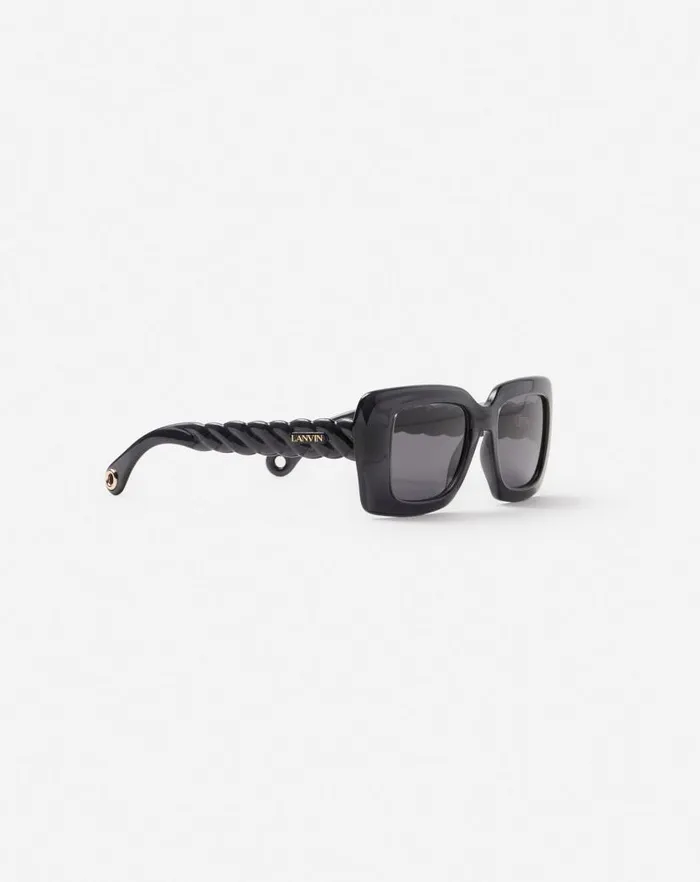 Women Lanvin Sunglasses Twist Sunglasses Dark Grey