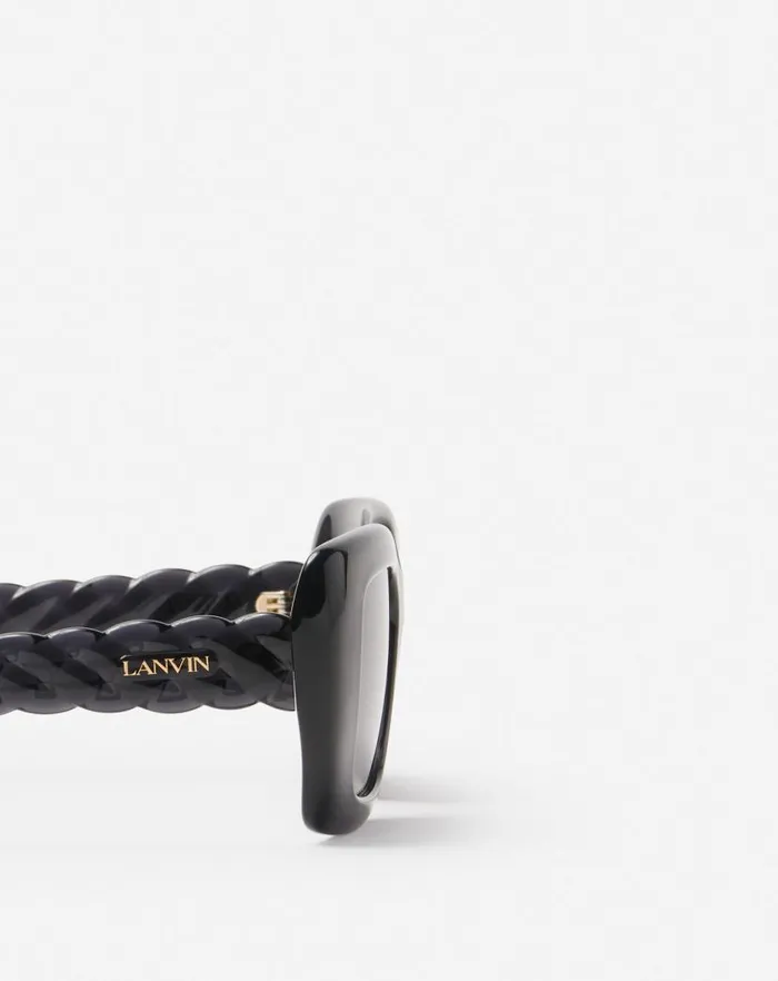 Women Lanvin Sunglasses Twist Sunglasses Dark Grey