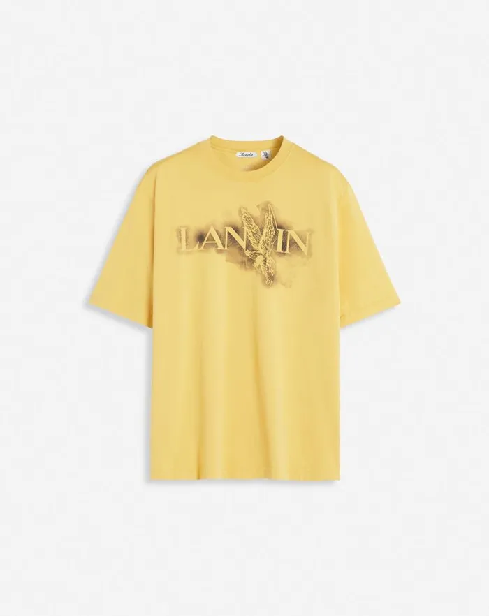 Women Lanvin TShirts and Sweatshirts Lanvin X Future Classic Eagle Print Tshirt Corn