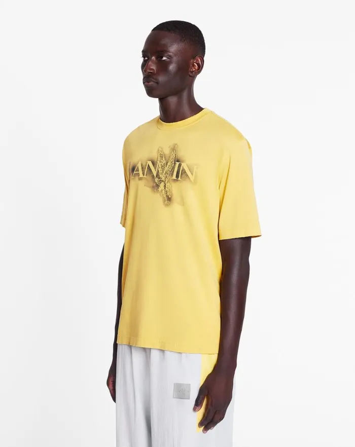 Women Lanvin TShirts and Sweatshirts Lanvin X Future Classic Eagle Print Tshirt Corn Women Lanvin TShirts and Sweatshirts Lanvin X Future Classic Eagle Print Tshirt Corn