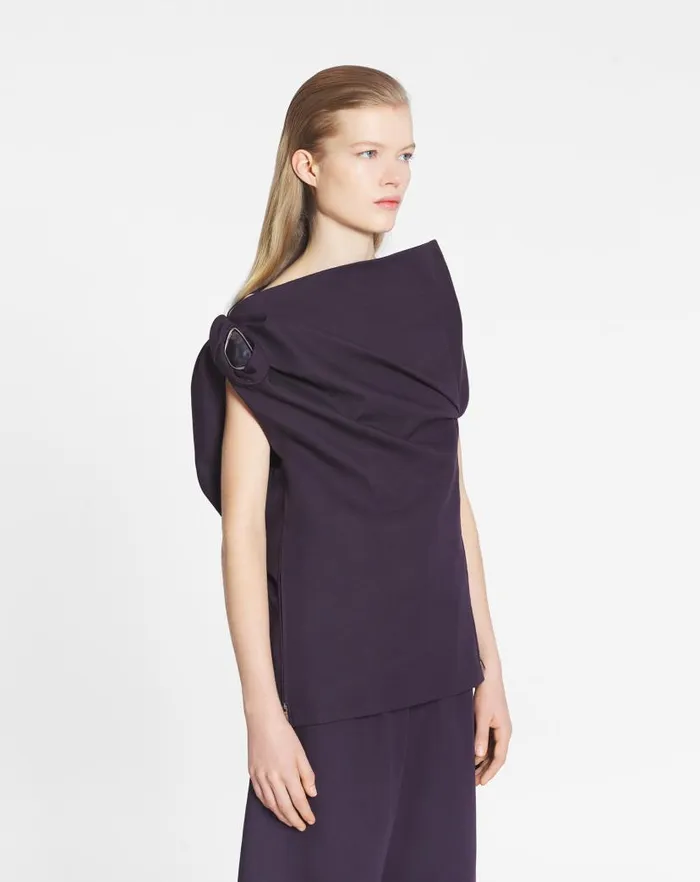 Women Lanvin Tops Asymmetrical Top Japanese Ink