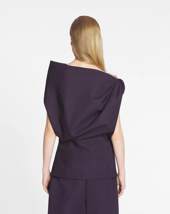 Women Lanvin Tops Asymmetrical Top Japanese Ink