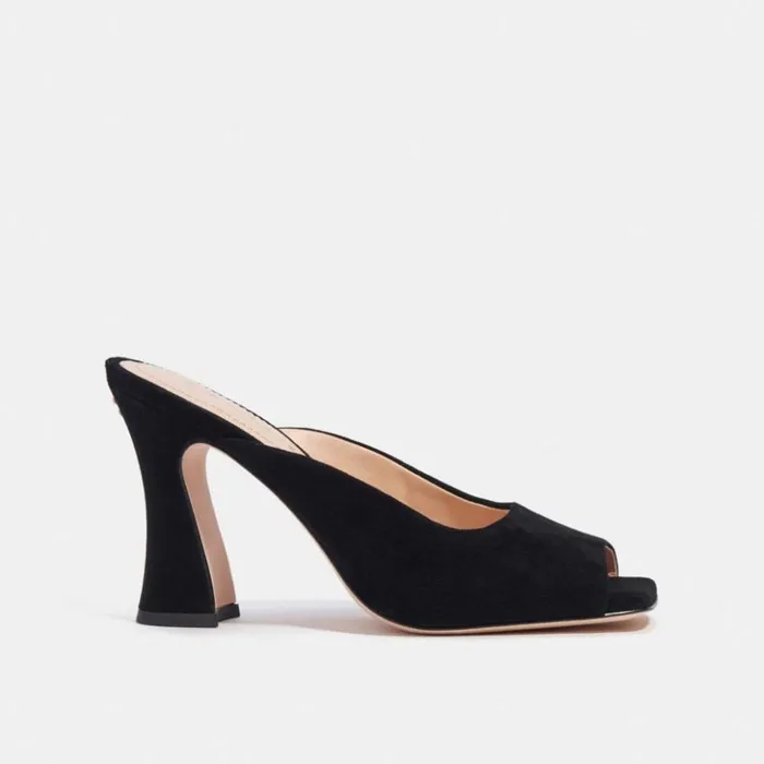 Women Laurence Sandal Black Coach Heels
