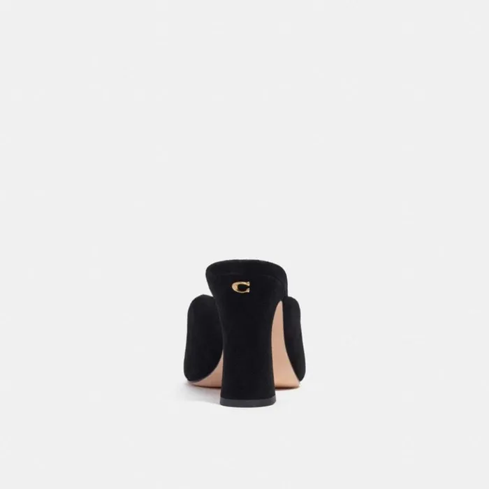 Women Laurence Sandal Black Coach Heels