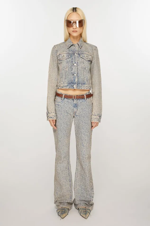 Women Leather Buckle Belt Brown Acne Studios Belts