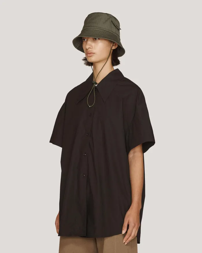 Women Lena Short Sleeve Shirt Black YMC Shirts