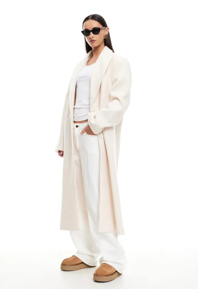 Women Lioness Fashion Outerwear OLSEN COAT Cream