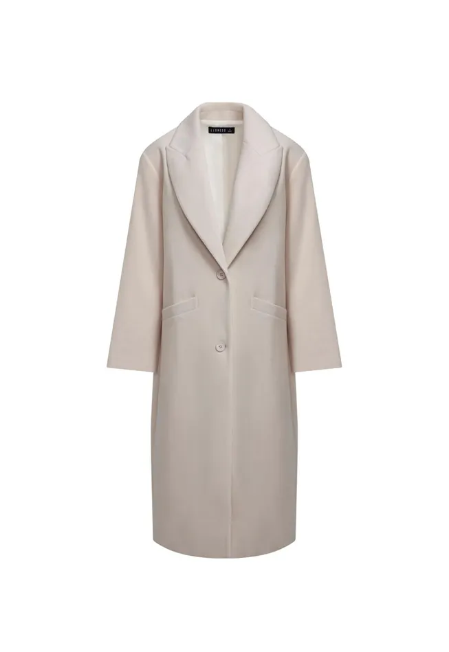 Women Lioness Fashion Outerwear OLSEN COAT Cream