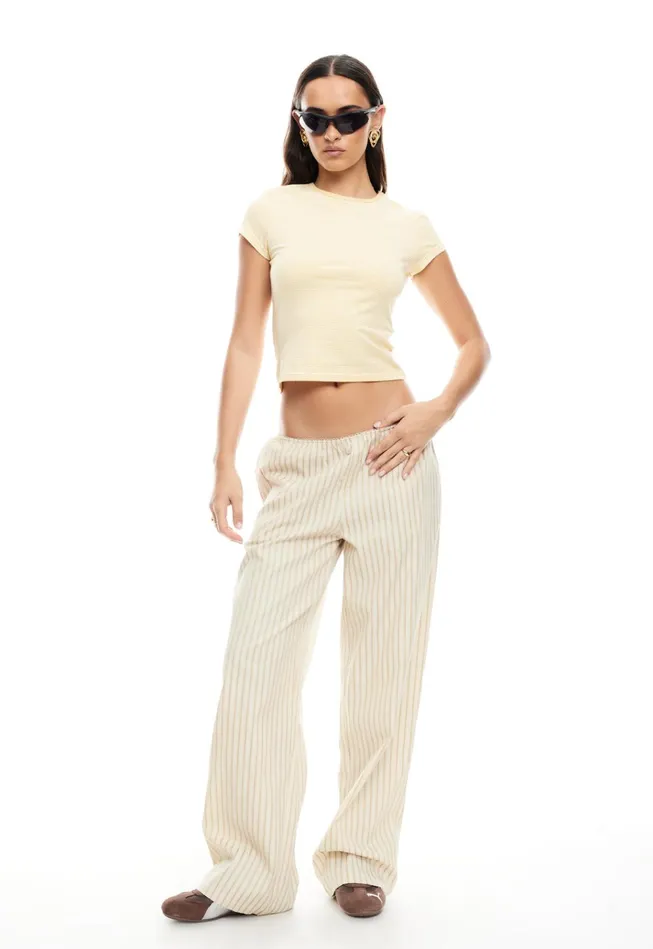 Women Lioness Fashion Pants IN BLOOM PANT Beige
