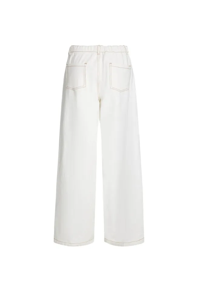 Women Lioness Fashion Pants SLOUCHED TIE UP JEAN Porcelain