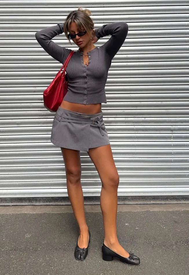 Women Lioness Fashion Shorts DEUCE SKORT Grey Women Lioness Fashion Shorts DEUCE SKORT Grey