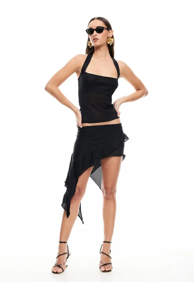 Women Lioness Fashion Skirts PALISADES MINI SKIRT Onyx Women Lioness Fashion Skirts PALISADES MINI SKIRT Onyx
