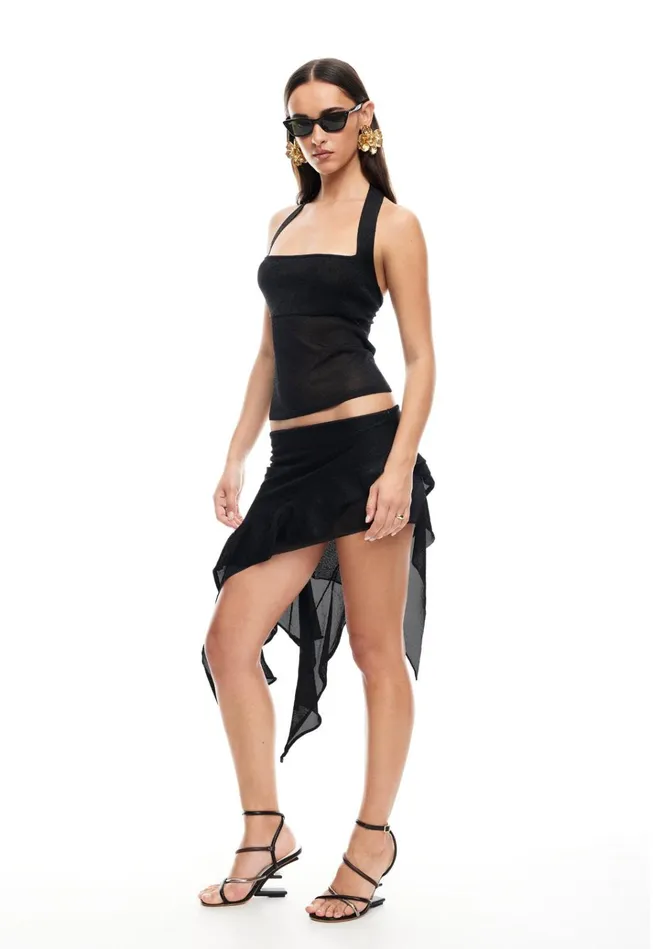 Women Lioness Fashion Skirts PALISADES MINI SKIRT Onyx Women Lioness Fashion Skirts PALISADES MINI SKIRT Onyx