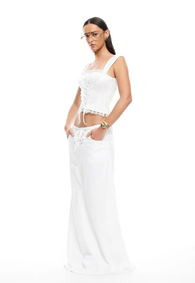 Women Lioness Fashion Skirts PALMER MAXI SKIRT Porcelain