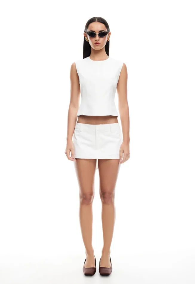 Women Lioness Fashion Skirts RHODE MINI Porcelain