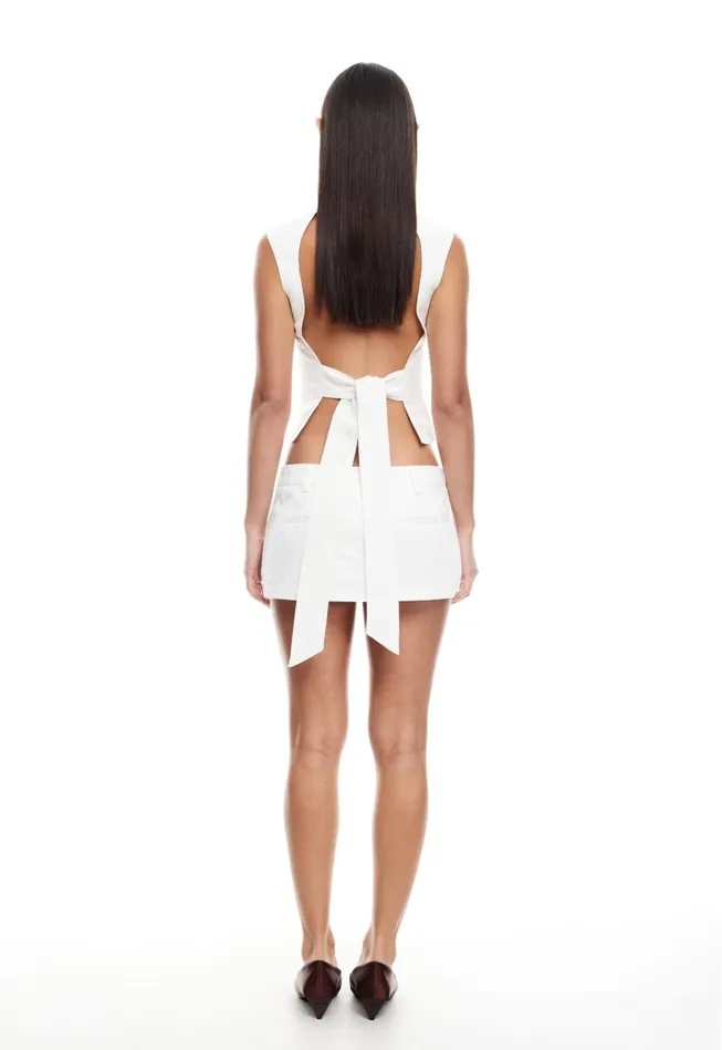 Women Lioness Fashion Skirts RHODE MINI Porcelain