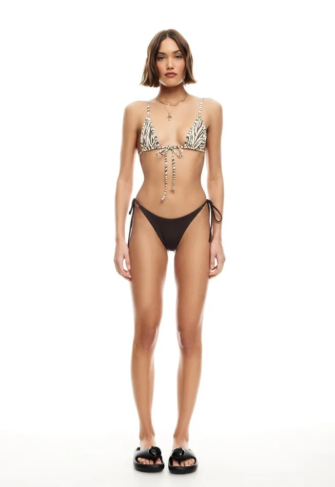 Women Lioness Fashion Swim RIO TIE BOTTOM Brown