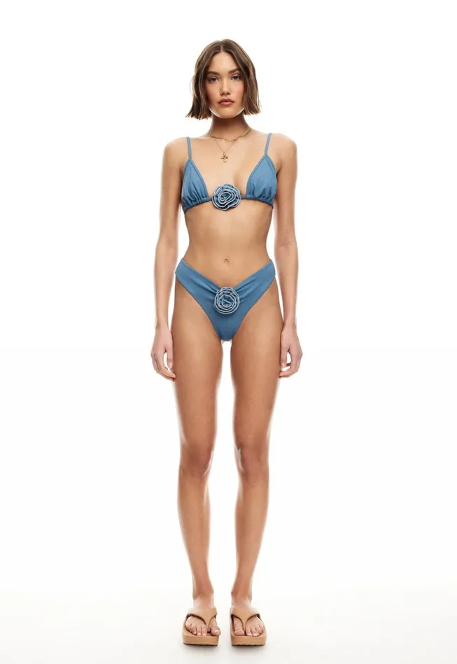 Women Lioness Fashion Swim SOULMATE BOTTOM Denim Blue