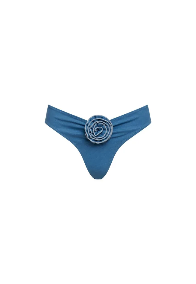 Women Lioness Fashion Swim SOULMATE BOTTOM Denim Blue