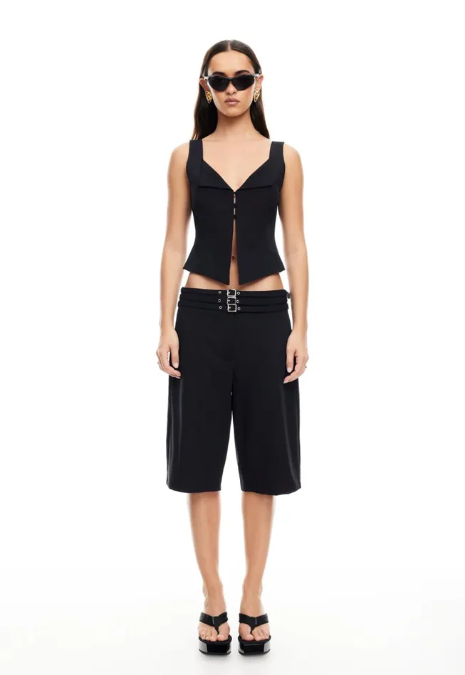 Women Lioness Fashion Tops BACKSTAGE VEST Onyx
