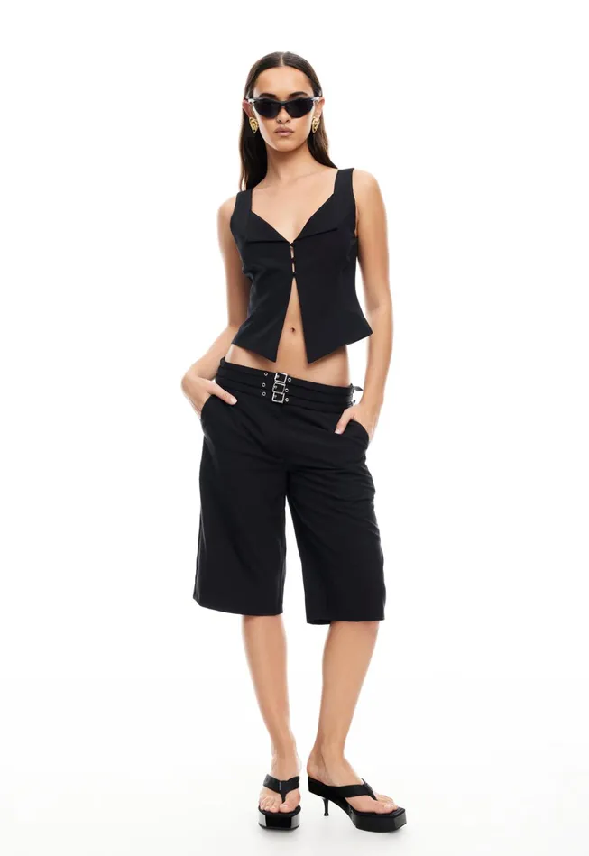 Women Lioness Fashion Tops BACKSTAGE VEST Onyx Women Lioness Fashion Tops BACKSTAGE VEST Onyx