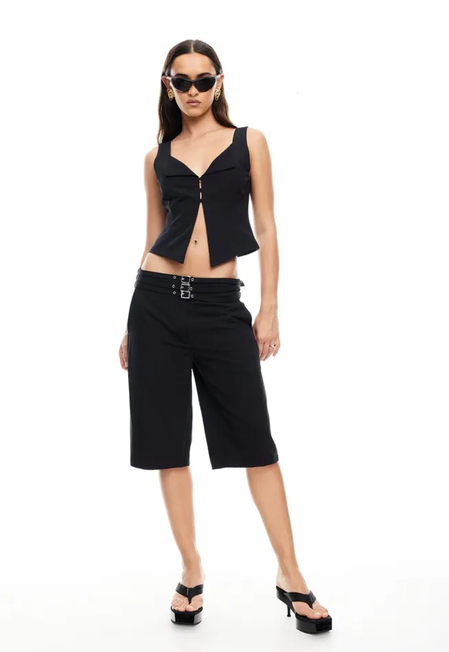 Women Lioness Fashion Tops BACKSTAGE VEST Onyx Women Lioness Fashion Tops BACKSTAGE VEST Onyx
