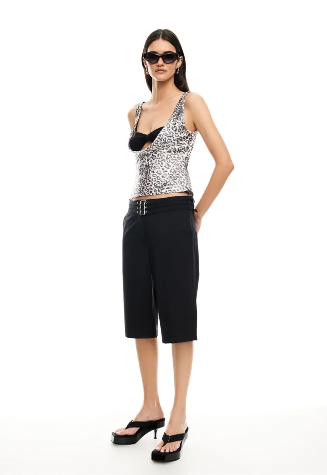 Women Lioness Fashion Tops DELILAH TOP Leopard Fade Women Lioness Fashion Tops DELILAH TOP Leopard Fade