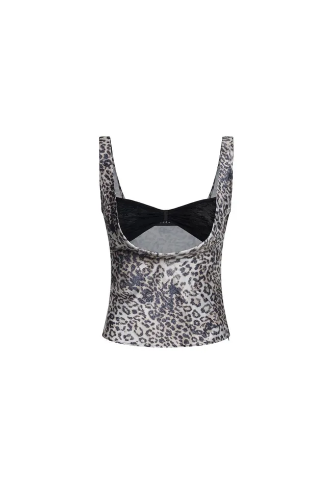 Women Lioness Fashion Tops DELILAH TOP Leopard Fade Women Lioness Fashion Tops DELILAH TOP Leopard Fade