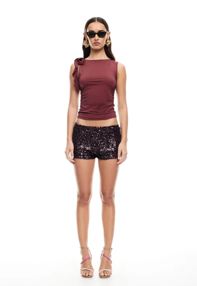 Women Lioness Fashion Tops RENDEZVOUS TOP Burgundy