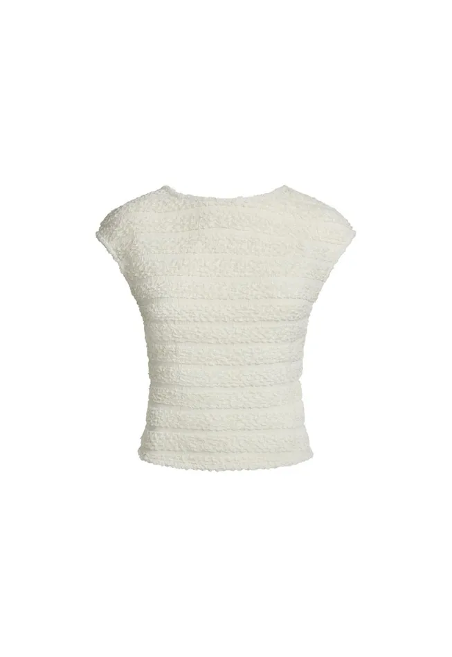 Women Lioness Fashion Tops UNO TIE TOP Porcelain
