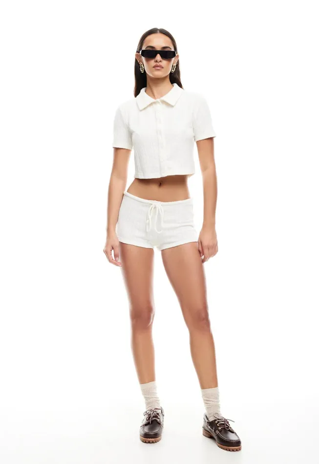 Women Lioness Fashion Tops WOLFGANG SHORT SLEEVE Ivory