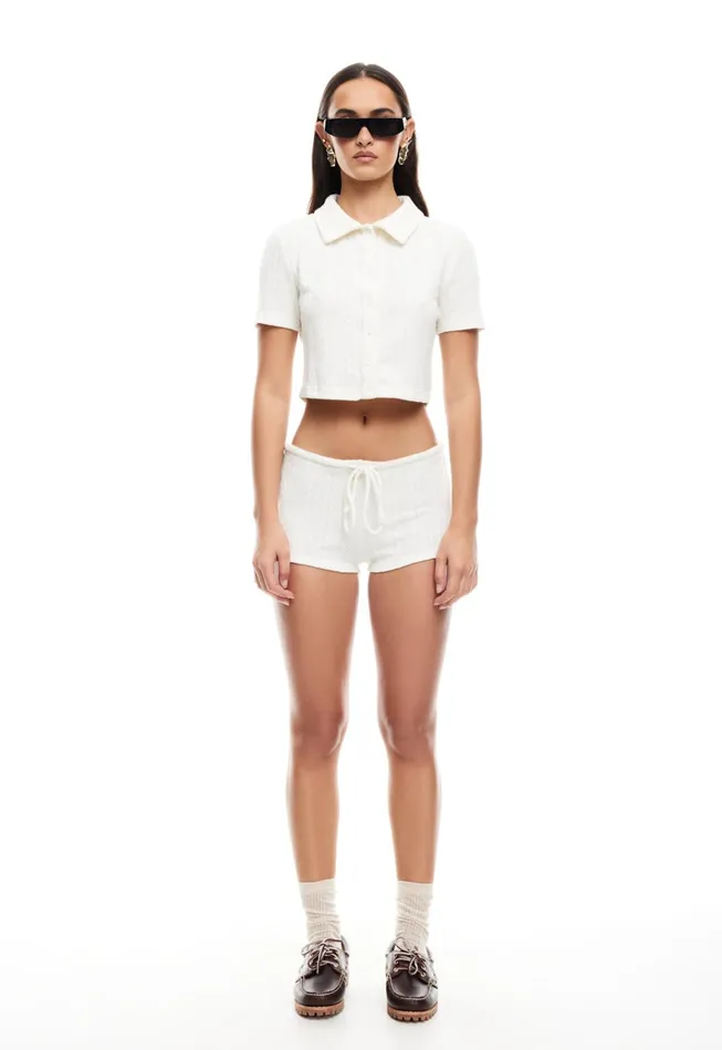 Women Lioness Fashion Tops WOLFGANG SHORT SLEEVE Ivory