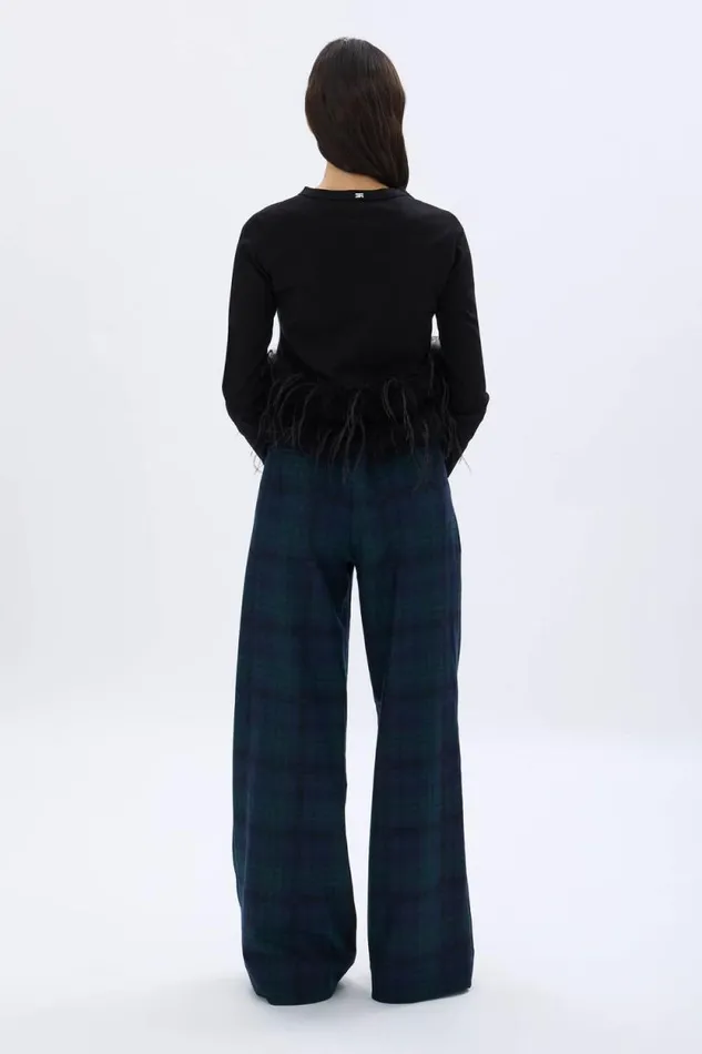 Women Longsleeved Jersey Top Black Black Sonia Rykiel Tank Tops
