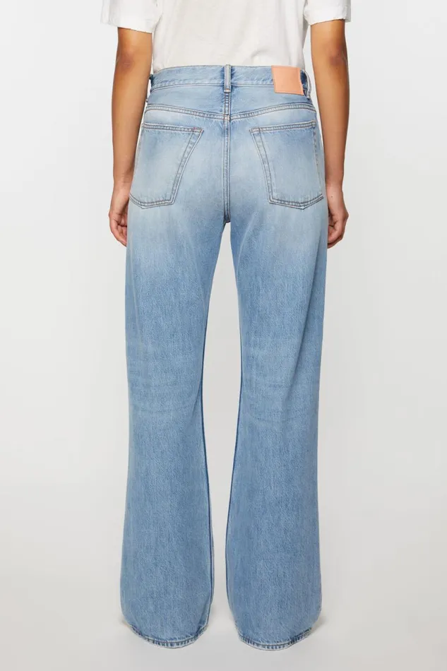 Women Loose Fit Jeans 8211 2021F Light Blue Acne Studios Jeans