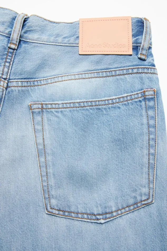 Women Loose Fit Jeans 8211 2021F Light Blue Acne Studios Jeans