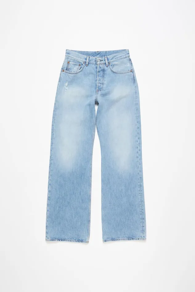 Women Loose Fit Jeans 8211 2021F Light Blue Acne Studios Jeans