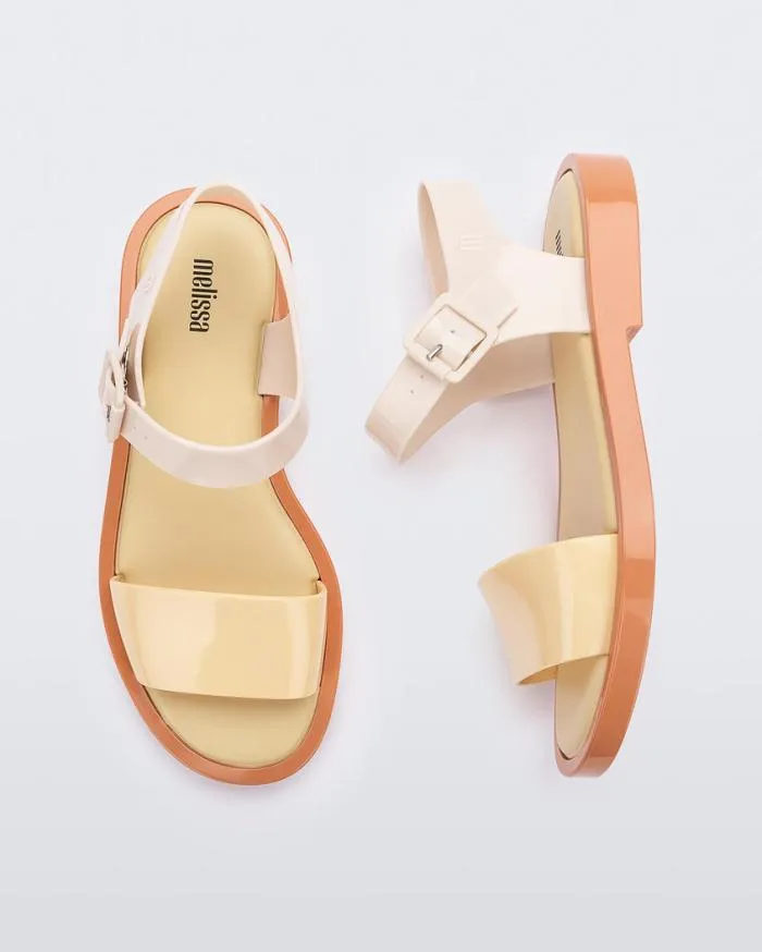 Women Mar Sandal Beigeyellow Melissa Sandals