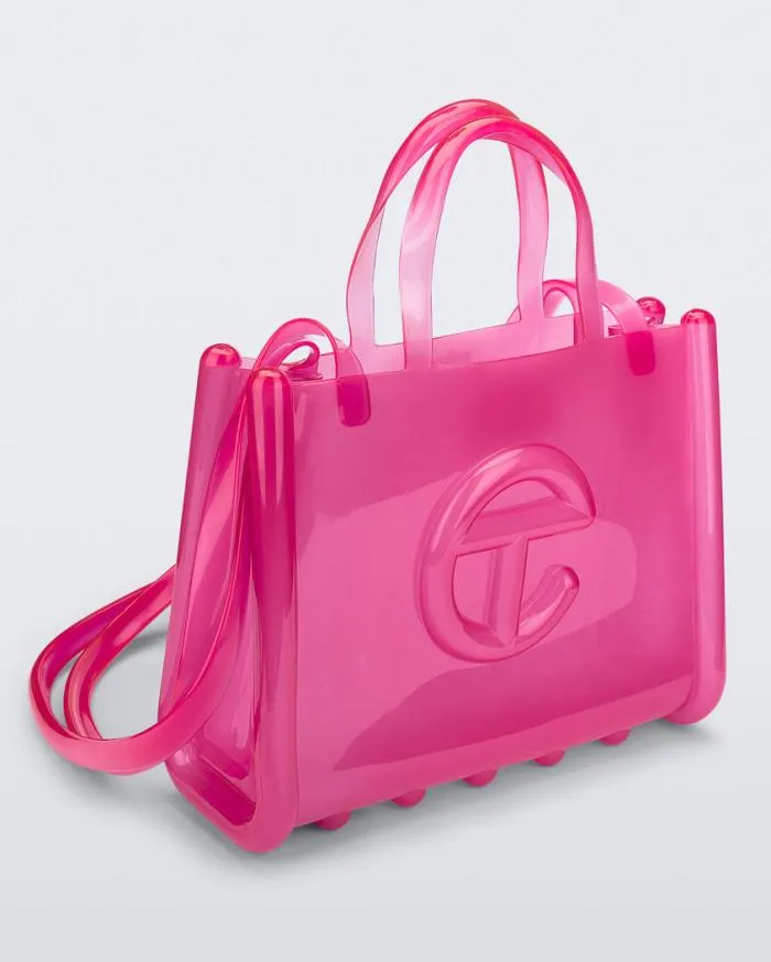 Women Medium Jelly Shopper Pink Melissa Handbags