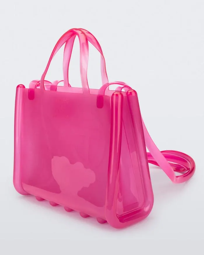 Women Medium Jelly Shopper Pink Melissa Handbags