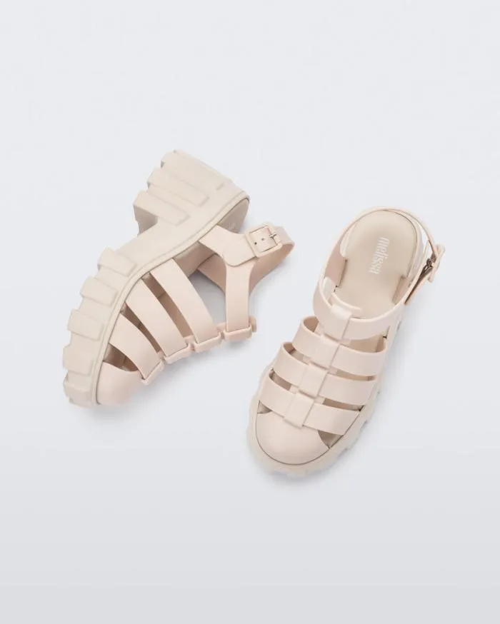 Women Megan Beige Melissa Platforms