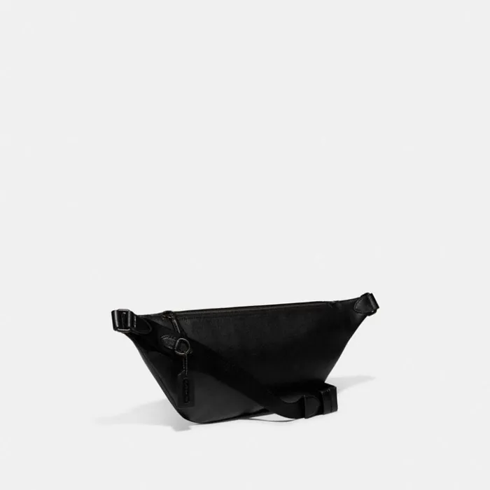 WomenMen League Belt Bag In Signature Jacquard Charcoalblack Coach Belt Bags