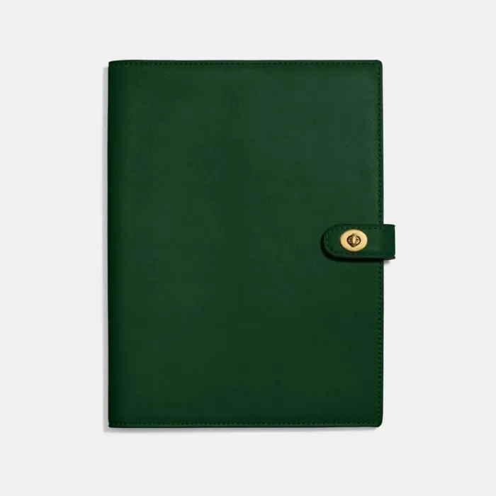 WomenMen Notebook Brassdark Pine Coach Tech and Travel
