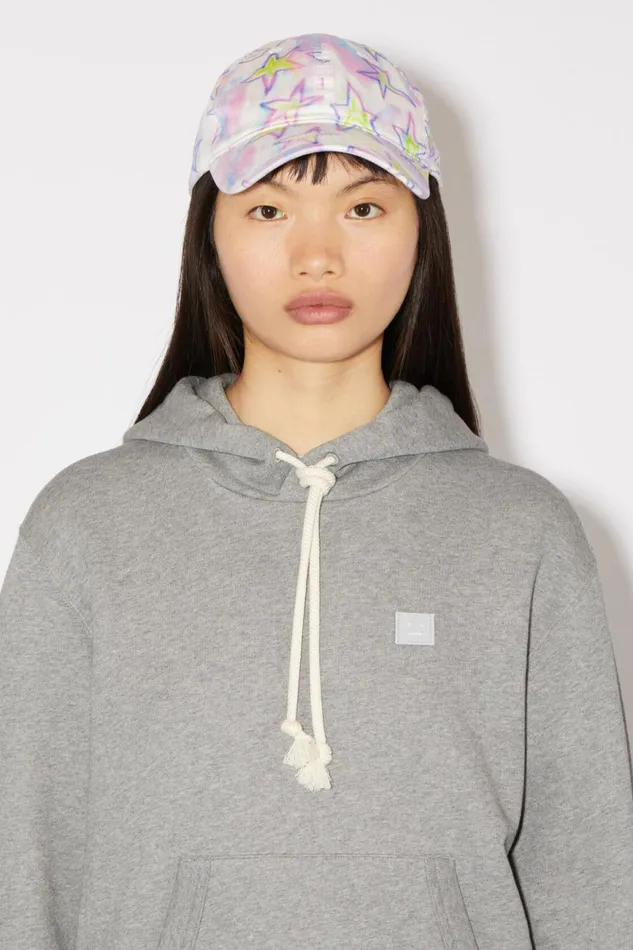 Women Micro Face Patch Cap Pale Pinkmulti Acne Studios Hats