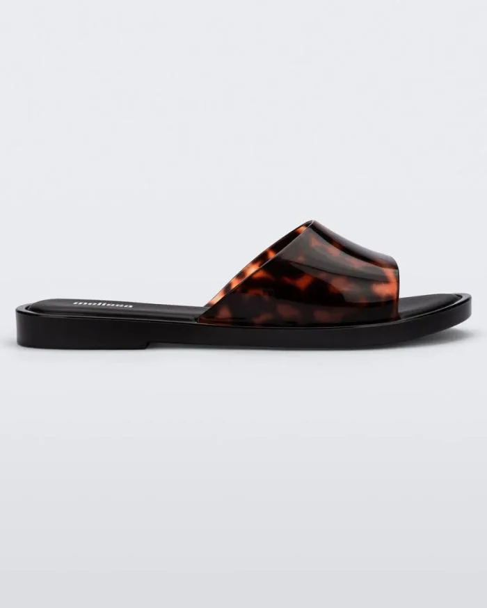 Women Miranda Black Tortoiseshell Melissa Slides
