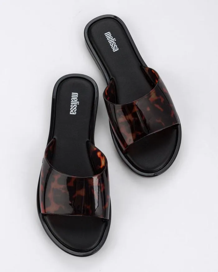Women Miranda Black Tortoiseshell Melissa Slides
