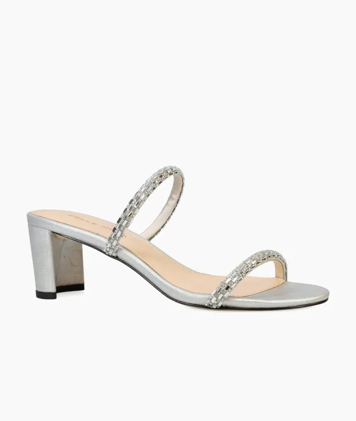 Women Mirra Low Heel 8211 Silver Pelle Moda Low Heels Women Mirra Low Heel 8211 Silver Pelle Moda Low Heels